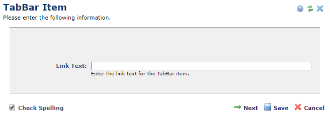 Tabbar Item